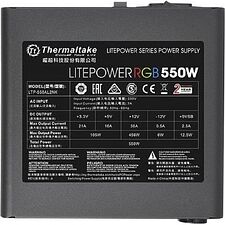 Блок питания Thermaltake ATX Litepower RGB 550 550W (PS-LTP-0550NHSANE-1)