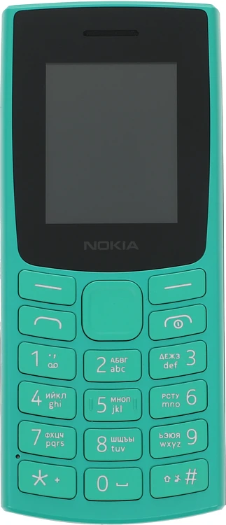 Мобильный телефон Nokia 106 DS TA-1564 зеленый (1GF019BPJ1C03)