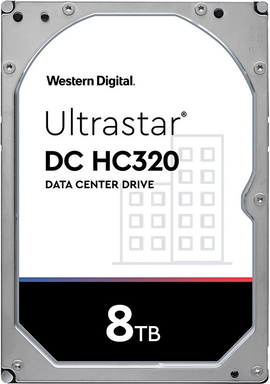 Жесткий диск WD Ultrastar DC HC320 8TB Bulk HUS728T8TAL5204 (0B36453)