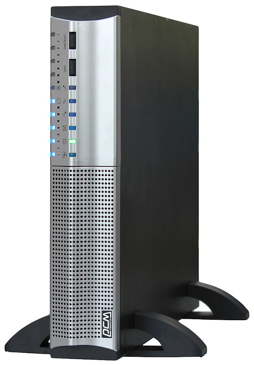 Источник бесперебойного питания Powercom Smart King RT LCD (SRT-1000A)