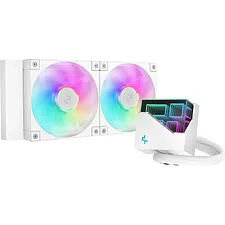 Система жидкостного охлаждения для процессора DeepCool LT240 ARGB белый (R-LT240-WHAMNC-G-1)