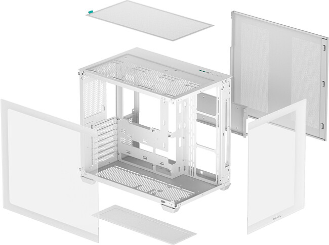 Корпус DeepCool CG530 WH без БП (R-CG530-WHNDA0-G-1)