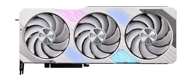 Видеокарта Palit GeForce RTX 4070 Ti SUPER GamingPro White OC 16GB GDDR6X (NED47TST19T2-1043W)