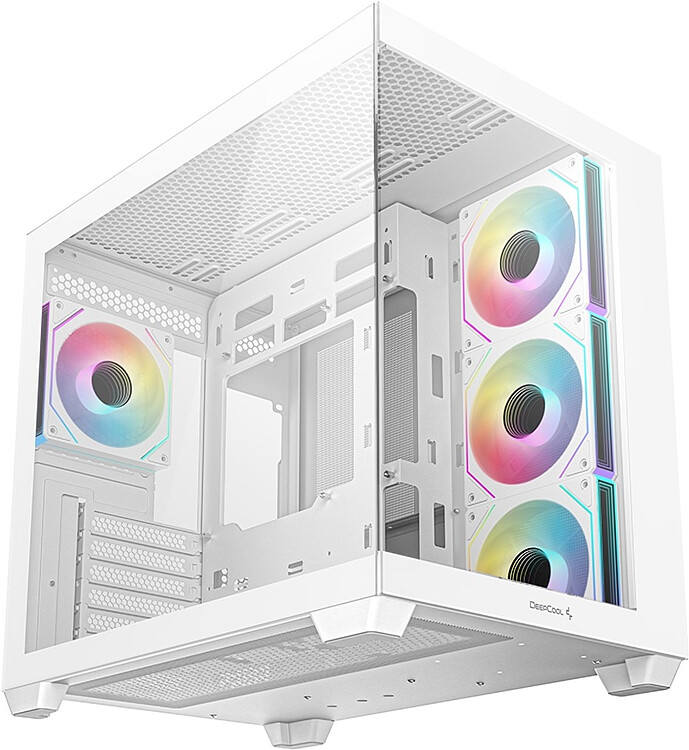 Корпус DeepCool CG530 4F WH без БП (R-CG530-WHADA4-G-1)