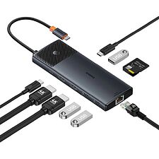 USB-хаб Baseus Metal Gleam BS-OH083 Cosmic Black (B00061800123-00)