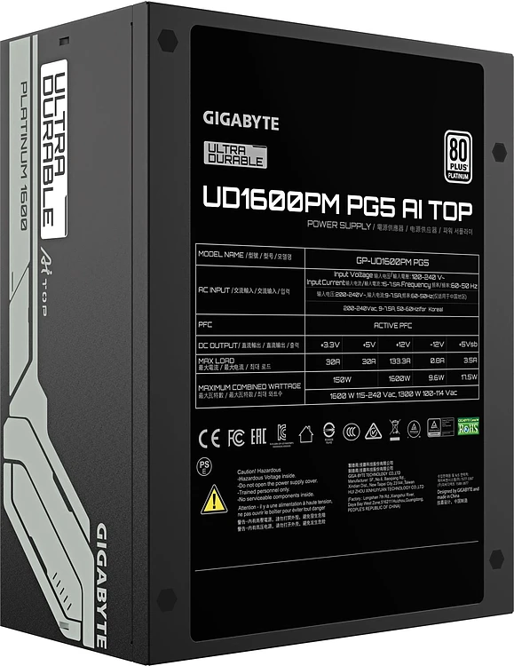 Блок питания Gigabyte GP-UD1600PM 1600W (9JUD1600PM-EU-G10)