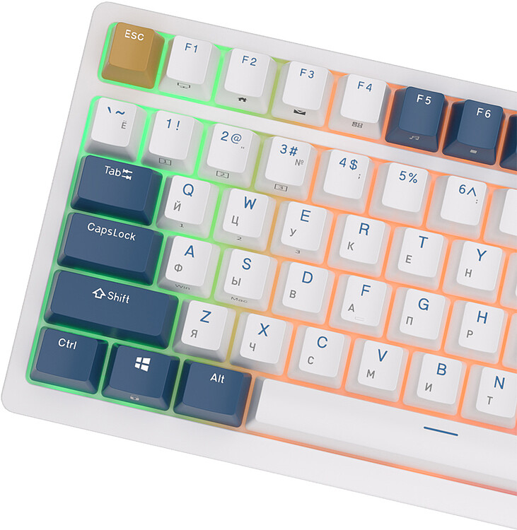 Клавиатура Royal Kludge RK98 Red switch/Klein Blue