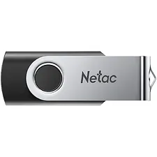 USB Flash-накопитель Netac U505 4GB черный/серебристый (NT03U505N-004G-20BK)