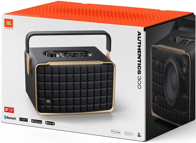 Умная колонка JBL Authentics 300 Black (JBLAUTH300BLK)
