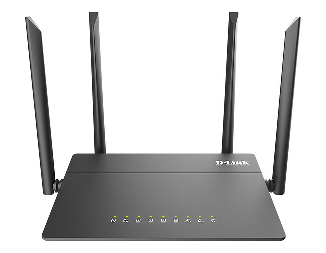 Маршрутизатор D-Link DIR-822/RU/R4A (AC1200, 4xGLAN, USB 2.0, MU-MIMO)
