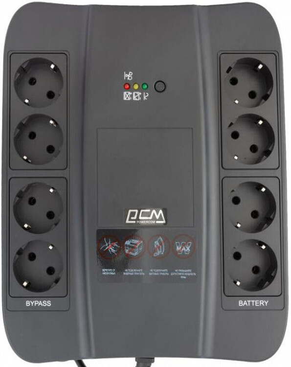 Источник бесперебойного питания Powercom Spider 850VA (SPD-850U)