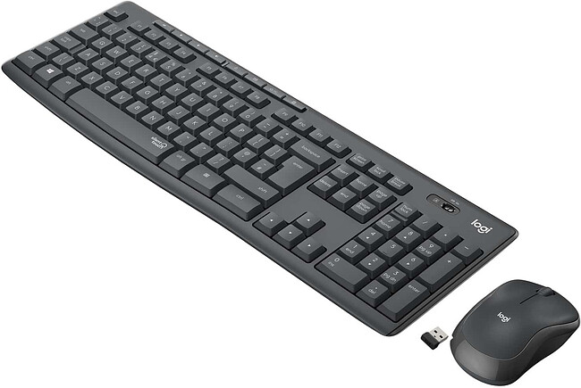 Набор периферии Logitech MK295 Silent черный (920-009807)