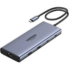 USB-хаб Ugreen CM639	Space Gray (35625)
