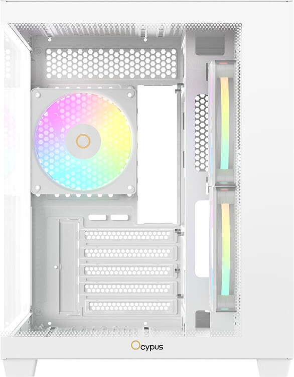 Корпус Ocypus Gamma C54 WH ARGB без БП белый (Gamma-C54-WHD300XX-GL)