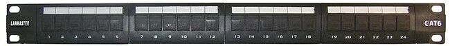 Патч-панель Lanmaster LAN-PPL24U6