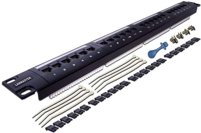 Патч-панель Lanmaster LAN-PPL24U6