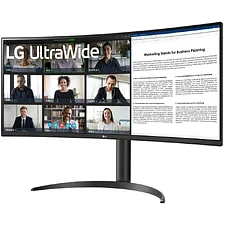 Монитор LG UltraWide 34WR55QK-B черный