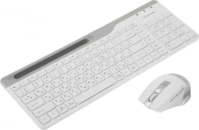 Набор периферии A4Tech Fstyler FB2535C Icy White белый/серый