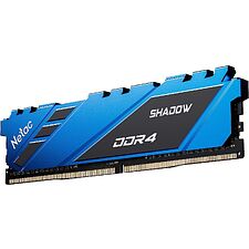 Оперативная память Netac Shadow 16Gb DDR4 Blue (NTSDD4P26SP-16B)