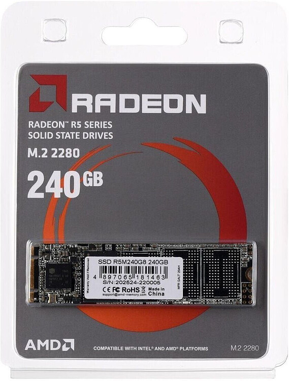 SSD диск AMD SATA III 240Gb (R5M240G8)