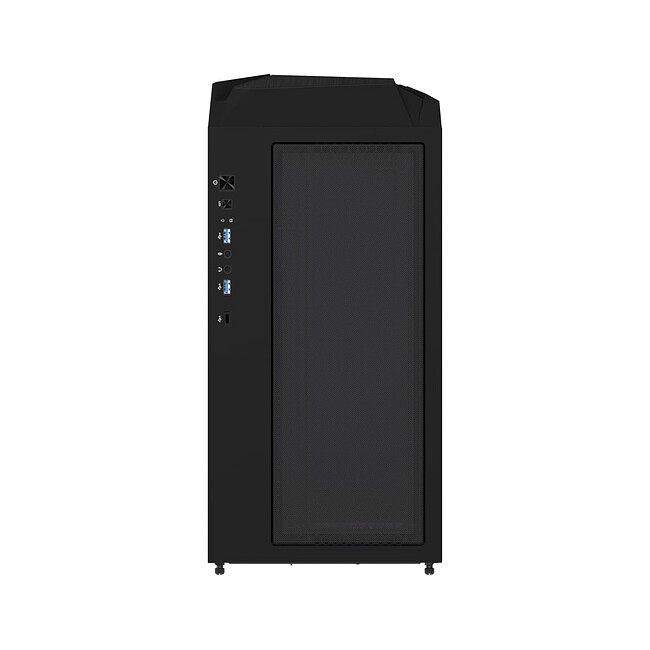 Корпус Gigabyte C301G Glass V2 без БП черный (GB-C301G)