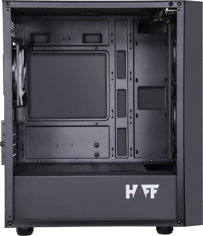 Корпус HAFF Rush mATX без БП Black