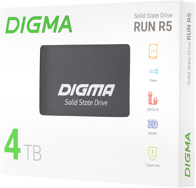 SSD диск Digma Run R5 4TB (DGSR2004TR53T)