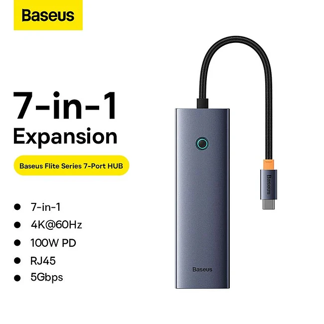 Док-станция Baseus UltraJoy BS-OH112 Space Grey (B00052805813-00)