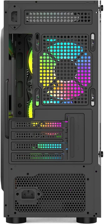 Корпус Bloody BD-CC102F черный без БП (BD-CC102F-BK)