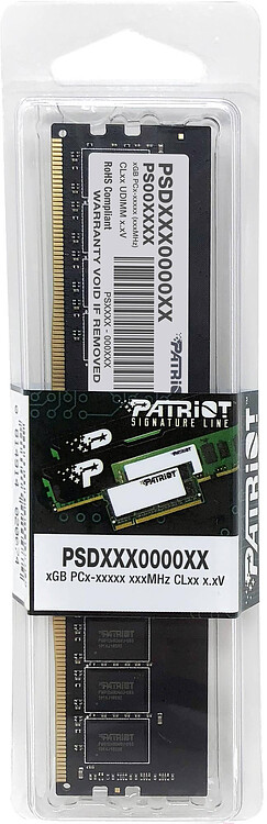 Оперативная память Patriot Signature Line 32GB DDR4 PC4-25600 DIMM (PSD432G32002)
