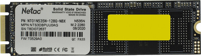 SSD диск Netac N535N 128GB (NT01N535N-128G-N8X)