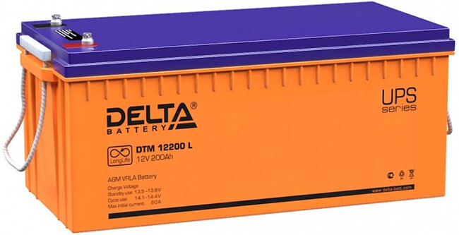 Аккумулятор для ИБП Delta DTM 12200 L