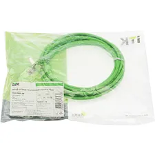 Патч-корд ITK PC02-C5EFL-5M зеленый