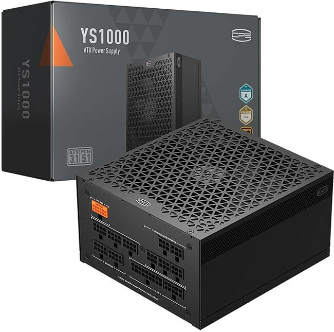 Блок питания PcCooler P5-YS1000-G1F 1000W (P5-YS1000-G1FFBK1-EU)