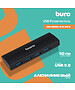 USB-хаб Buro BU-HUB4-0.5-U3.0 черный