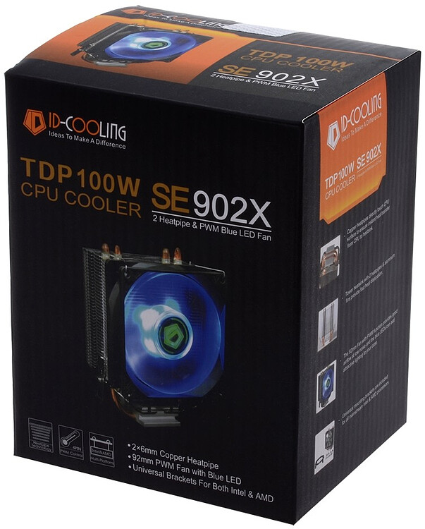 Вентилятор для процессора ID-Cooling SE-902X-B