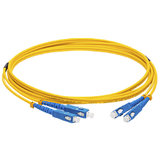 Патч-корд Lanmaster LAN-2SC-2SC/SU-5.0 желтый