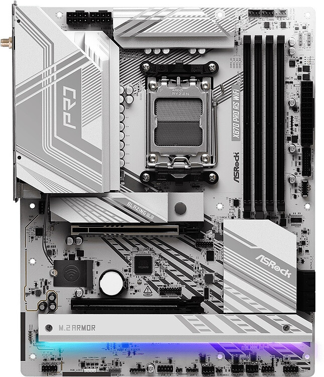 Материнская плата ASRock X870 Pro RS WiFi
