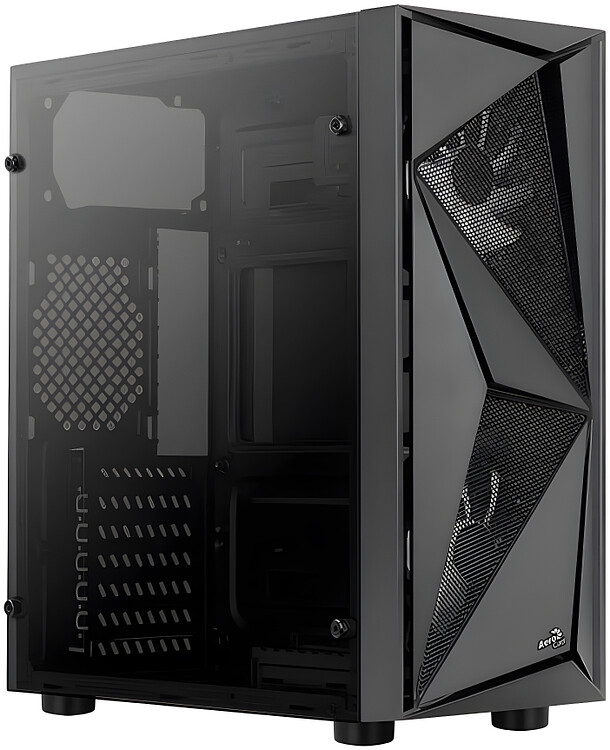 Корпус AeroCool ATX Без БП Glider (Cosmo-G-BK-v1)