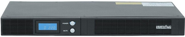 Источник бесперебойного питания Импульс Слим 750 черный (SL75101)