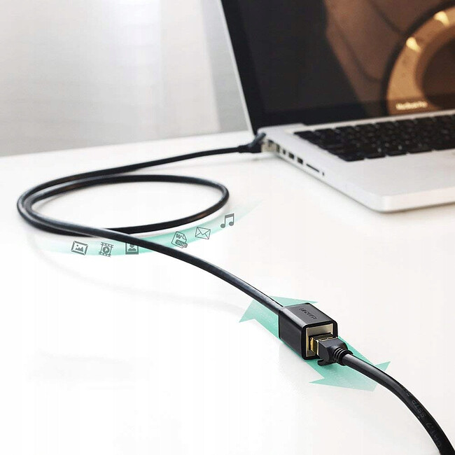 Патч-корд UGREEN NW112-11279 Black (11279)