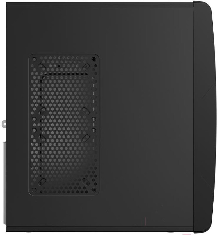 Корпус HAFF 2808-U3 без БП Black/Silver (STC 2801-U3)