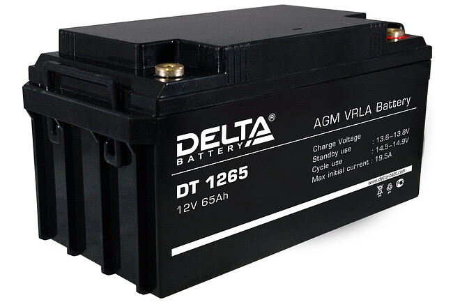 Аккумулятор для ИБП Delta DT 1265