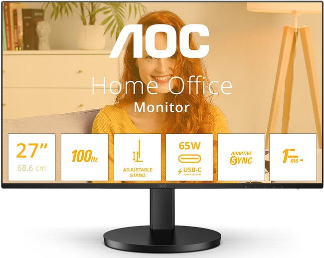 Монитор AOC Q27B3CF2 Black