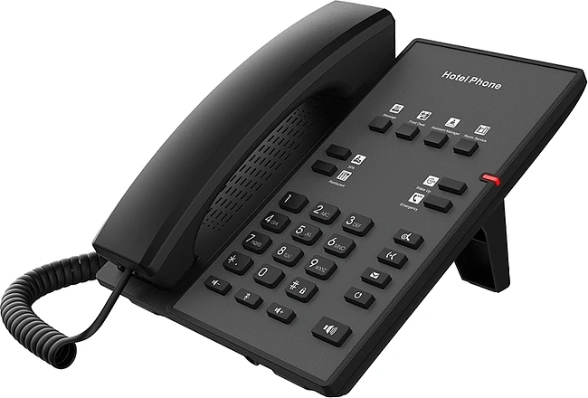 IP-телефон Fanvil H1 черный (H1 HOTEL PHONE)