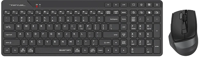 Набор периферии A4Tech Fstyler FB2800C Air2 черный/серый