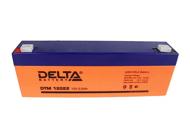 Аккумулятор для ИБП Delta DTM 12022