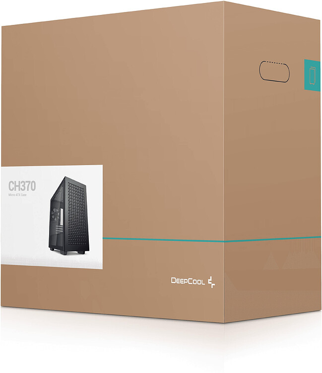 Корпус DeepCool CH370 ARGB БП PK650D (R-CH370BK-PK650-R-1)