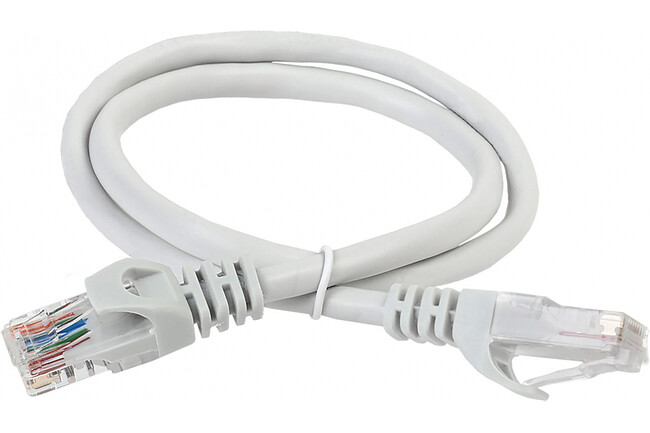 Патч-корд ITK PC01-C5EUL-1M серый