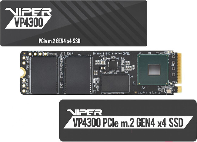 SSD диск Patriot Viper VP4300 2TB (VP43002TBM28H)